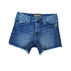 JOE'S Jeans The Ozzie 4" Cut Off‎ Denim Shorts Women's Size 27 Dark Wash